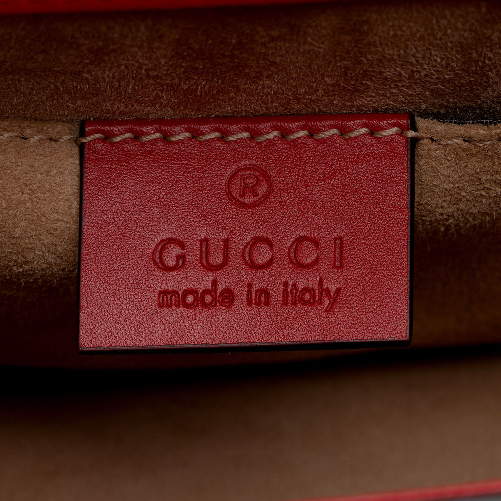 Gucci Leather Sylvie Mini Chain Bag