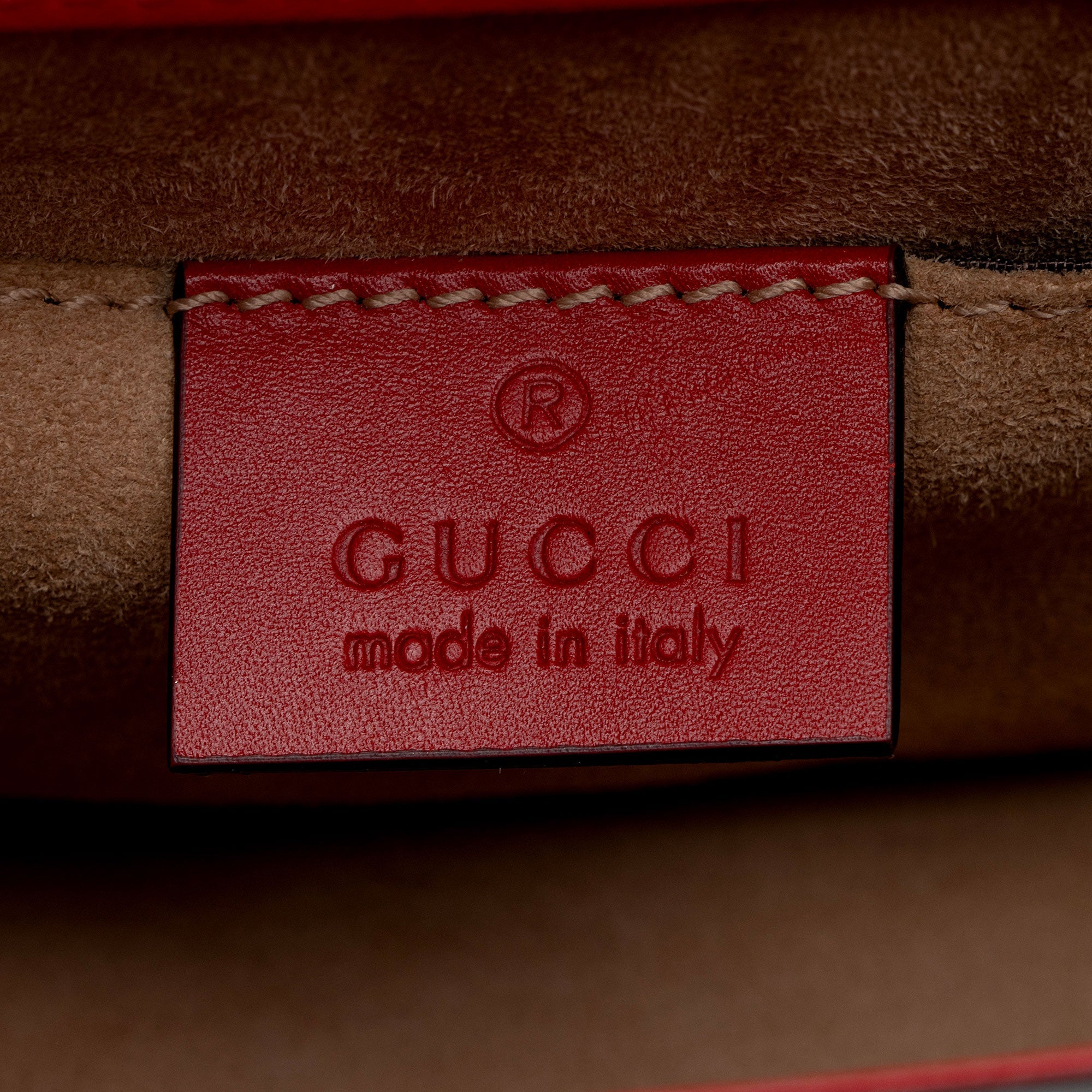 Gucci Leather Sylvie Mini Chain Bag