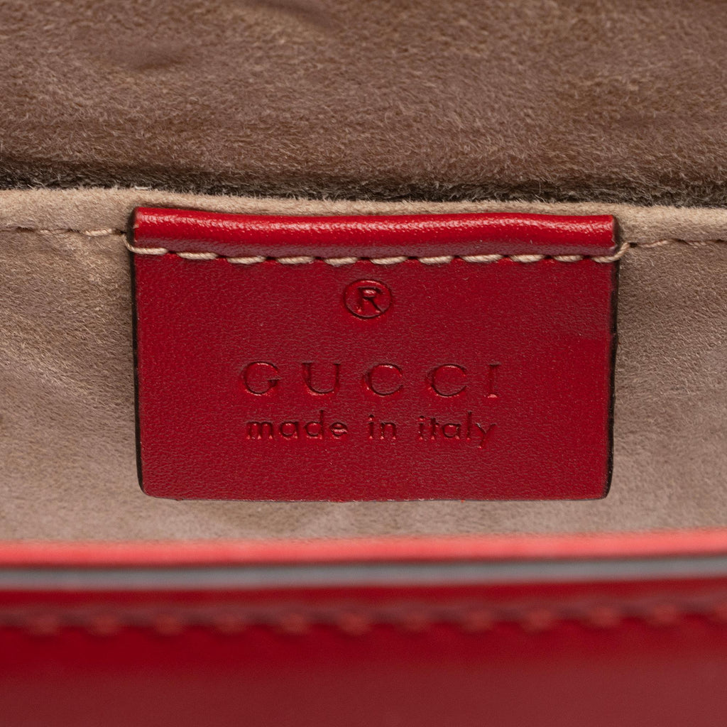 Gucci Leather Sylvie Mini Satchel (SHF-SJmAoq)
