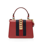 Gucci Leather Sylvie Mini Top Handle