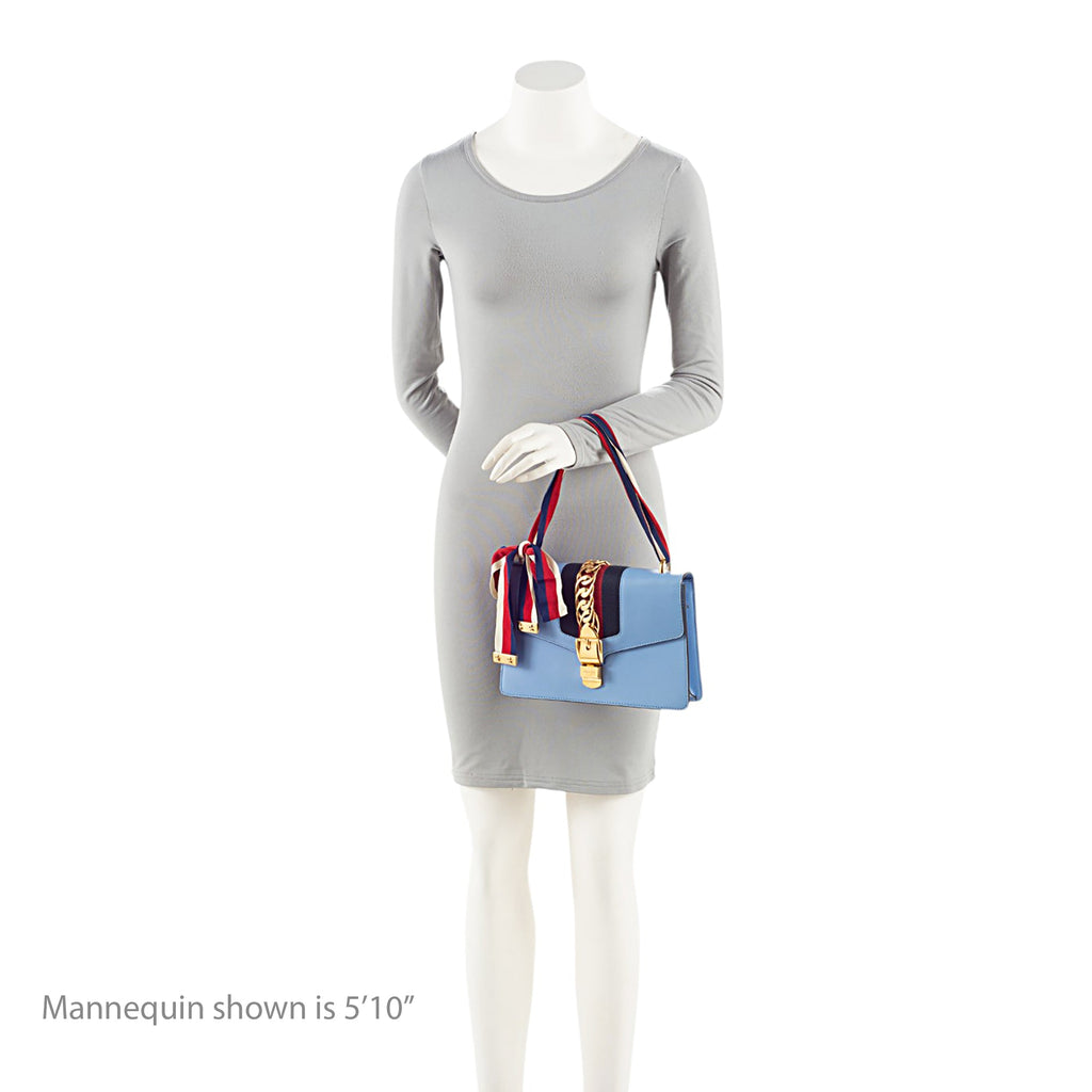 Gucci Leather Sylvie Small Shoulder Bag