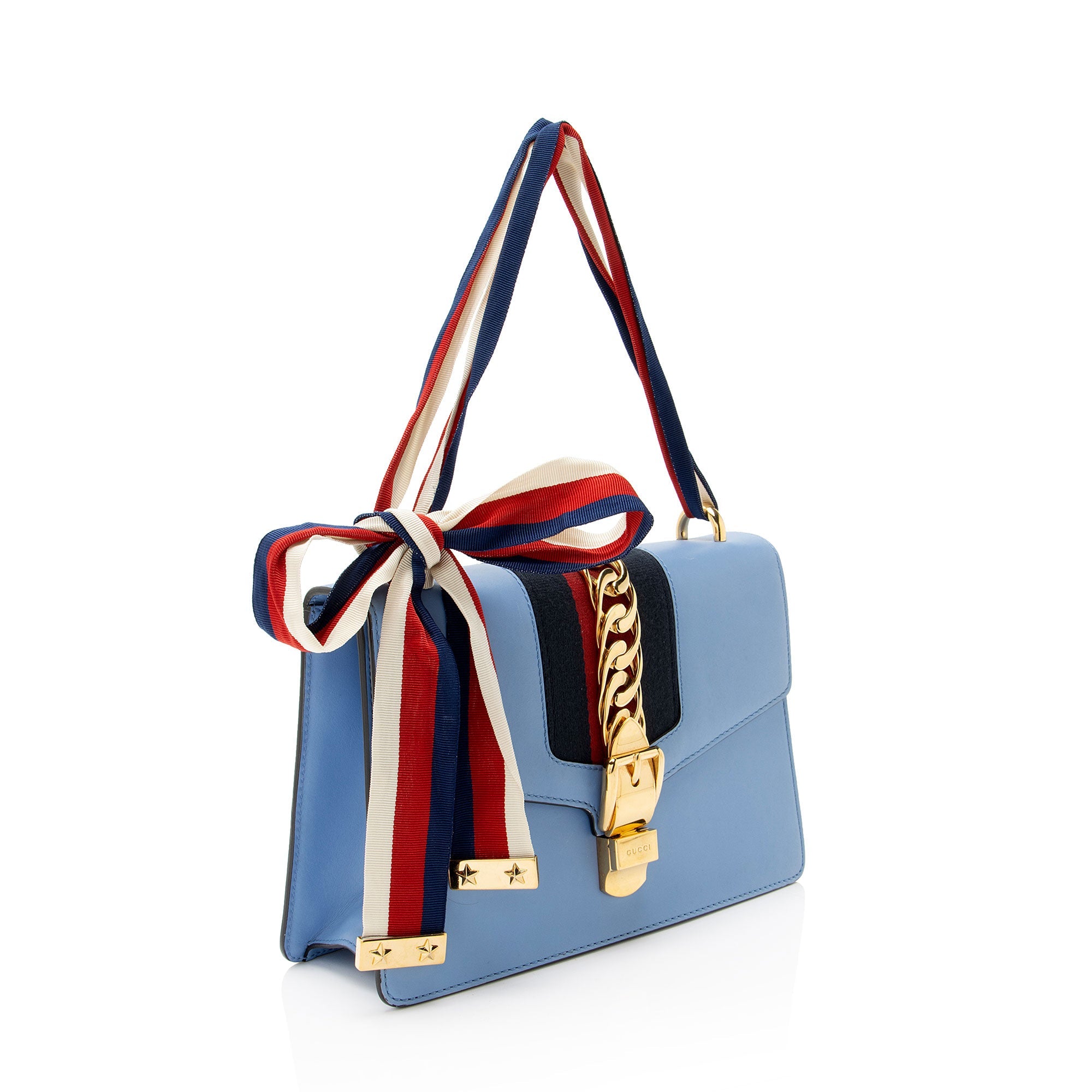 Gucci Leather Sylvie Small Shoulder Bag