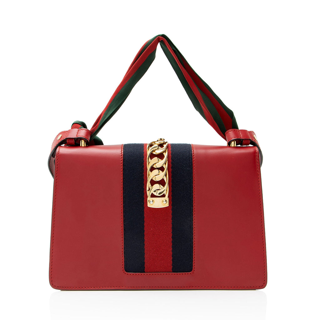 Gucci Leather Sylvie Small Shoulder Bag