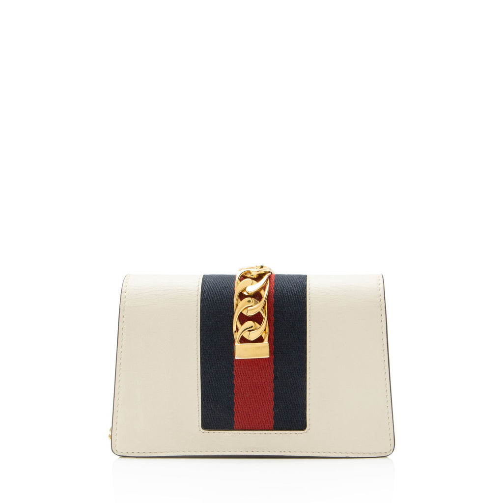 Gucci Leather Sylvie Super Mini Bag