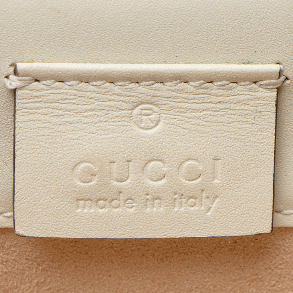 Gucci Leather Sylvie Super Mini Bag
