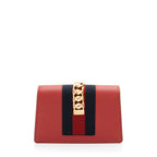 Gucci Leather Sylvie Super Mini Bag