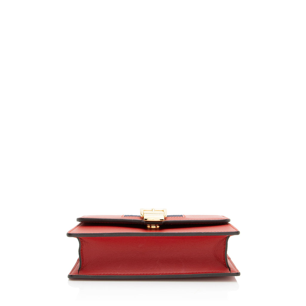 Gucci Leather Sylvie Super Mini Bag