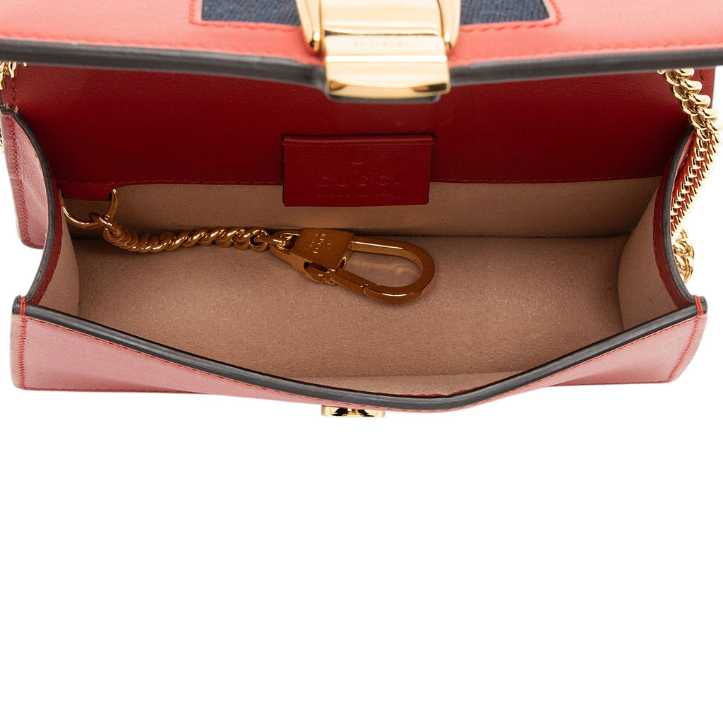Gucci Leather Sylvie Super Mini Bag