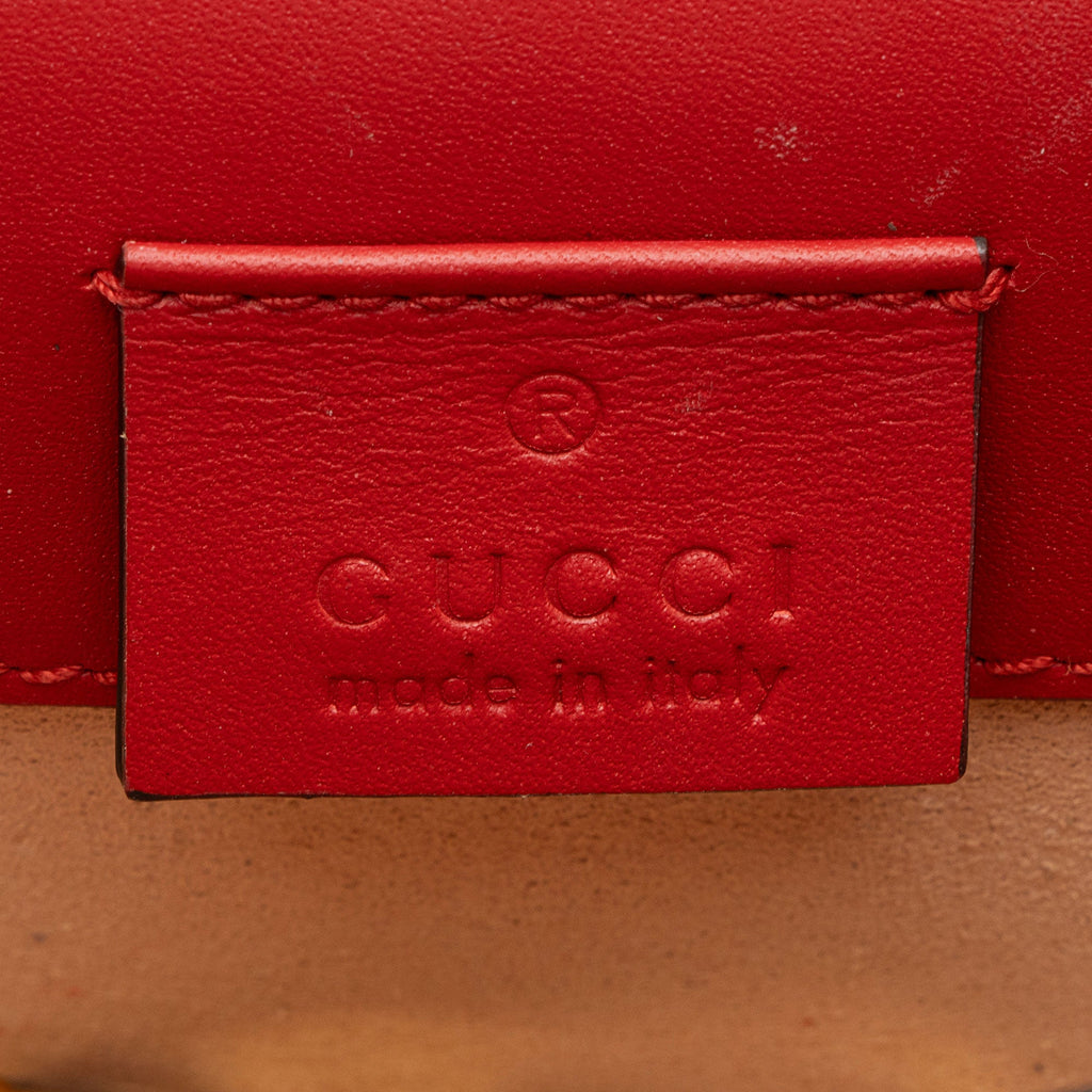 Gucci Leather Sylvie Super Mini Bag
