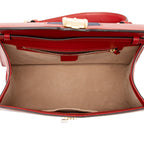 Gucci Leather Sylvie Top Handle Medium Satchel (SHF-21474)