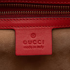 Gucci Leather Sylvie Top Handle Medium Satchel (SHF-BlCZi9)