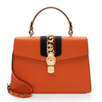 Gucci Leather Sylvie Medium Top Handle (SHF-PUOoAN)