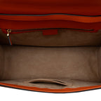 Gucci Leather Sylvie Medium Top Handle (SHF-PUOoAN)
