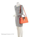 Gucci Leather Sylvie Medium Top Handle (SHF-PUOoAN)