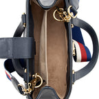 Gucci Leather Sylvie Top Handle Medium Tote (SHF-18968)