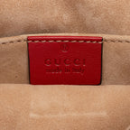 Gucci Leather Sylvie Wristlet (SHF-RDJFQ6)
