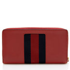 Gucci Leather Sylvie Zip Around Wallet (SHF-21336)