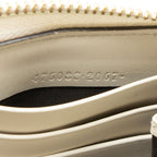 Gucci Leather Sylvie Zip Around Wallet
