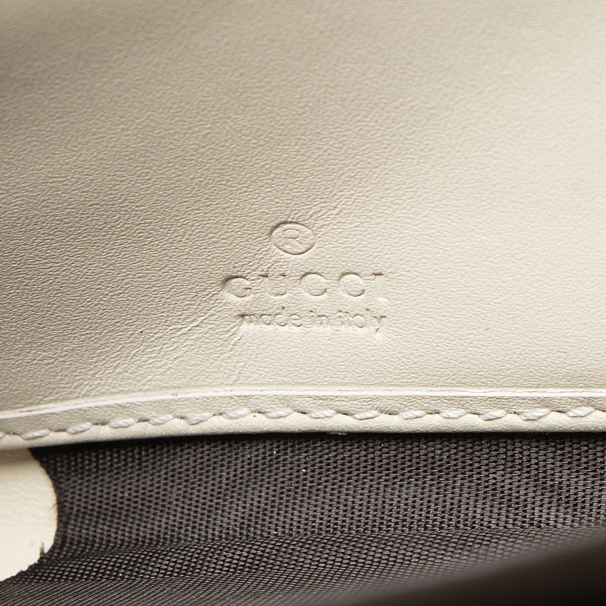 Gucci Leather Sylvie Zip Around Wallet