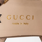 Gucci Leather Angel T-Strap Platform Pumps - Size 7.5 / 37.5