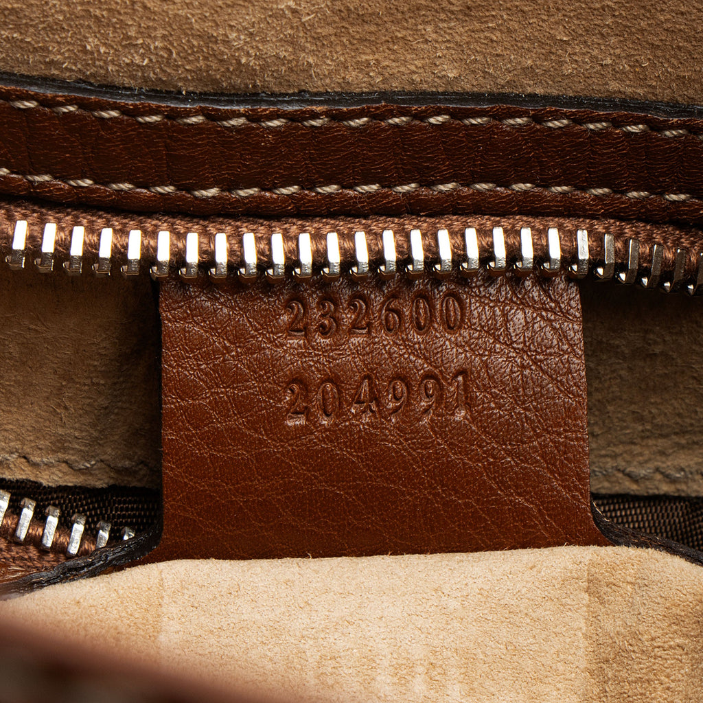 Gucci Leather Tall Tote
