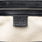 Gucci Leather Techno Horsebit Top Handle Bag