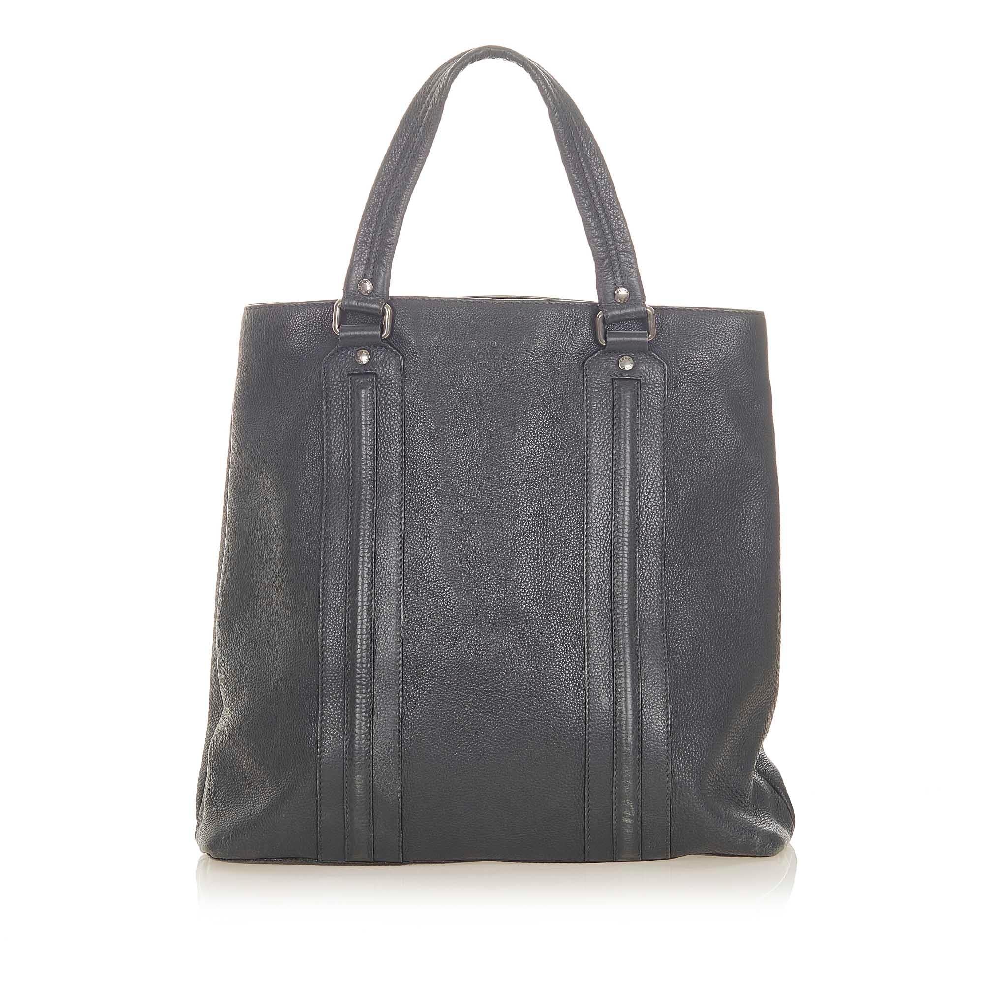 Gucci Leather Tote Bag (SHG-31674)