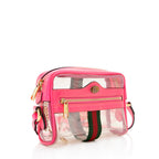 Gucci Leather Transparent Ophidia Mini Shoulder Bag (SHF-20179)