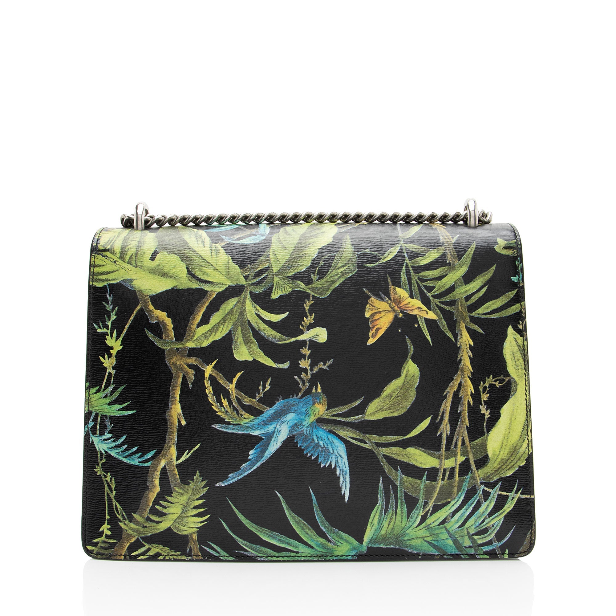 Gucci Leather Tropical Dionysus Large Shoulder Bag