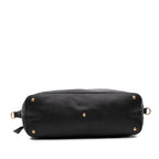 Gucci Leather Twill Satchel