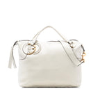 Gucci Leather Twill Satchel