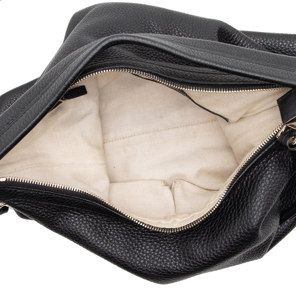 Gucci Leather Twins Medium Shoulder Bag - FINAL SALE (SHF-17175)