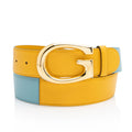Gucci Leather Two Tone G Belt - Size 38 / 95