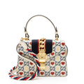 Gucci Leather Valentines Sylvie Mini Top Handle
