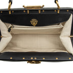 Gucci Leather Velvet Lady Stirrup Top Handle