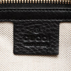 Gucci Leather Vintage Web Joy Medium Boston Bag