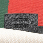 Gucci Leather Vintage Web Joy Medium Boston Bag