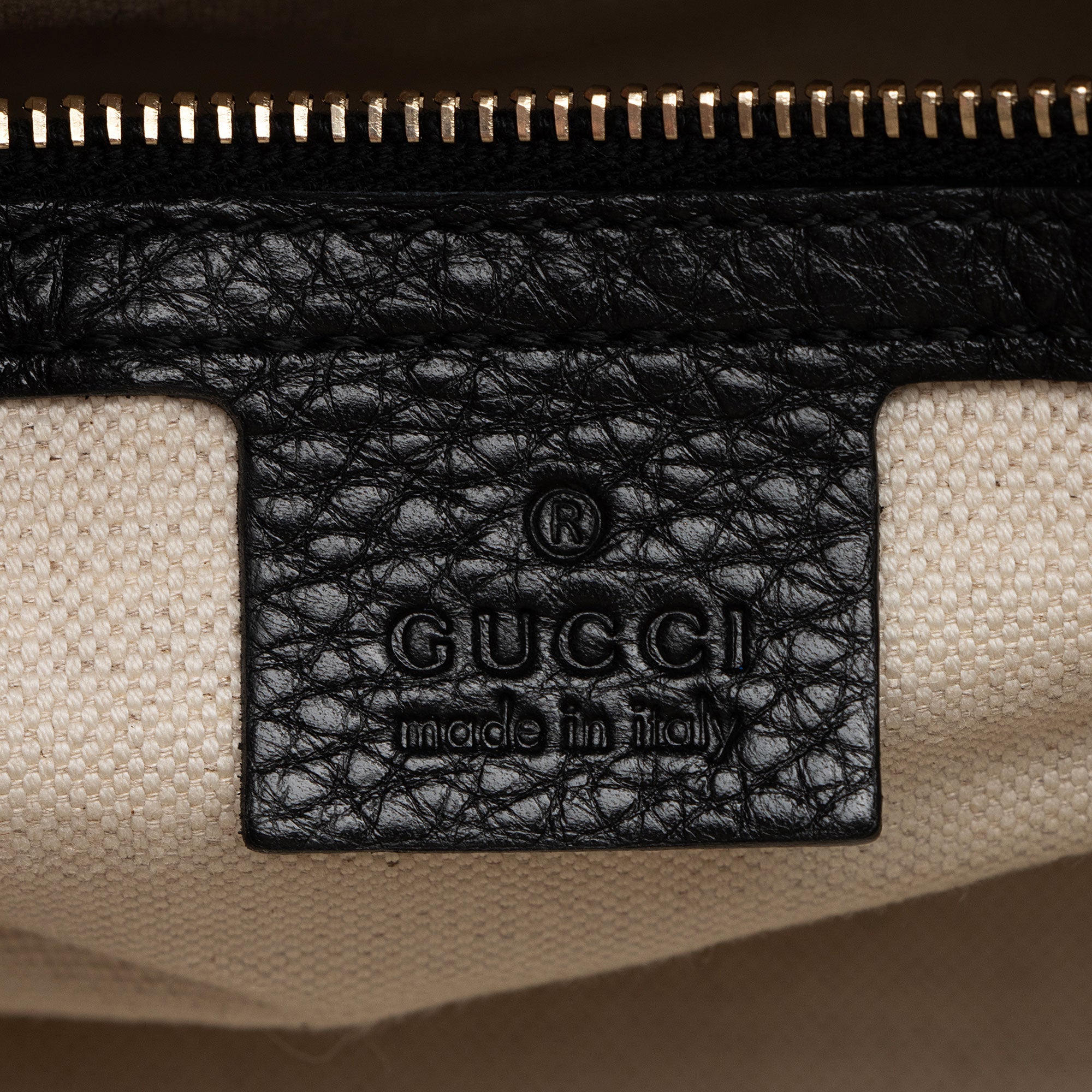 Gucci Leather Vintage Web Joy Medium Boston Bag
