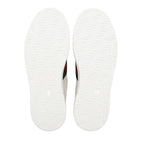 Gucci Leather Web Ace Sneakers - Size 8.5 / 38.5