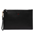 Gucci Leather Web Agora Clutch
