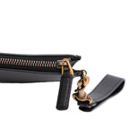 Gucci Leather Web Agora Clutch