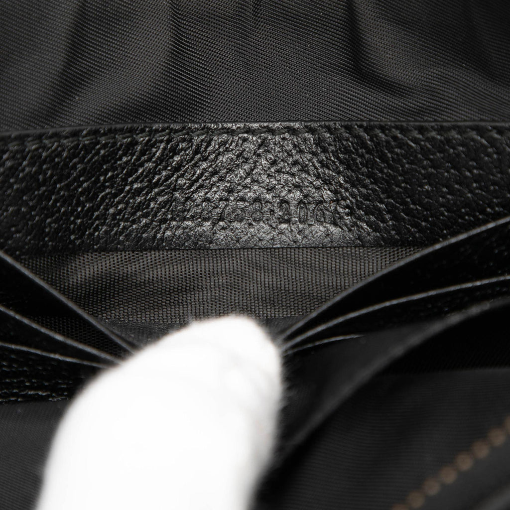 Gucci Leather Web Agora Clutch