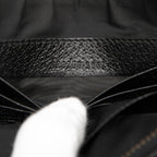 Gucci Leather Web Agora Clutch