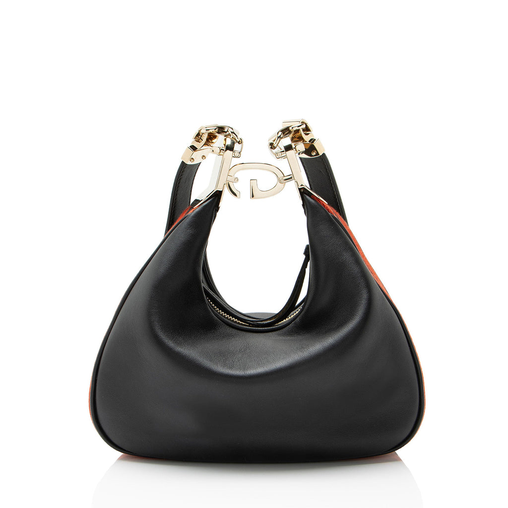 Gucci Leather Web Attache Small Shoulder Bag