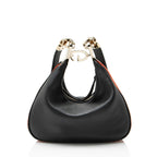 Gucci Leather Web Attache Small Shoulder Bag