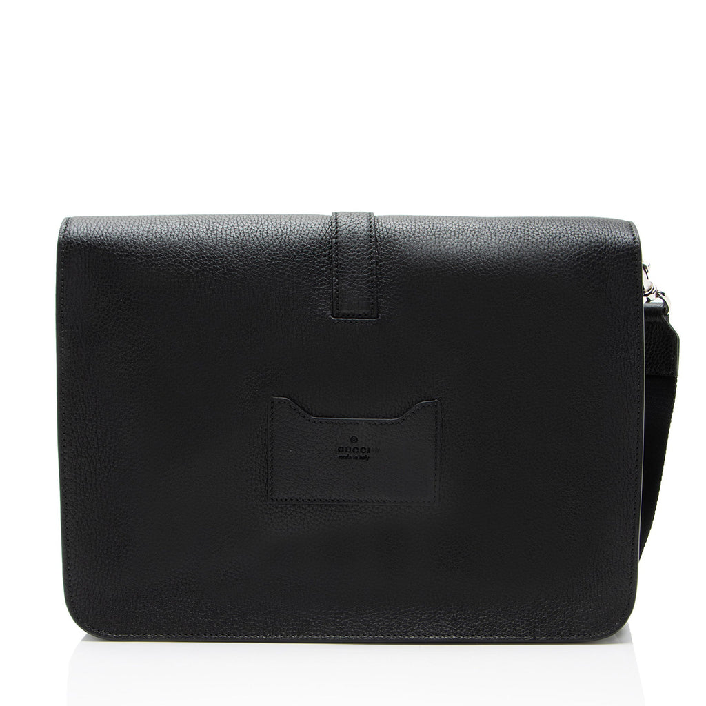 Gucci Leather Web Business Document Case