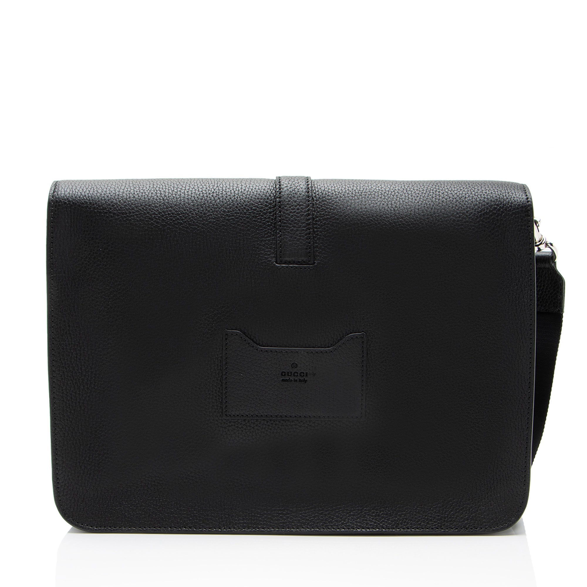 Gucci Leather Web Business Document Case