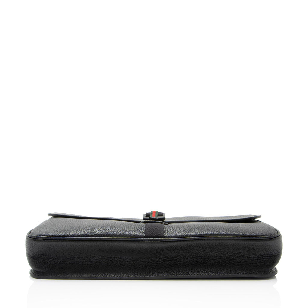 Gucci Leather Web Business Document Case