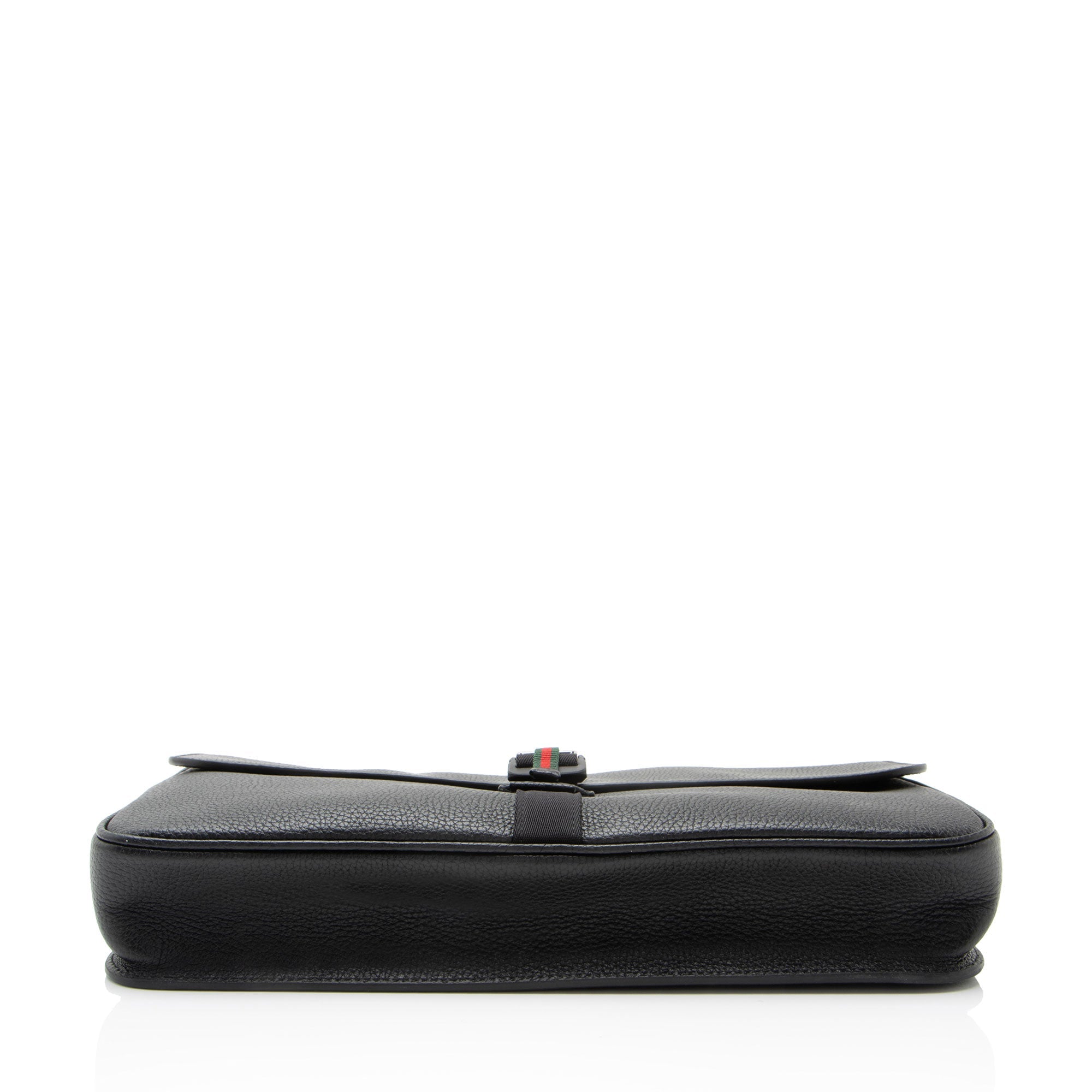 Gucci Leather Web Business Document Case