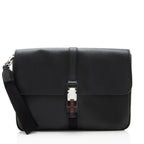 Gucci Leather Web Business Document Case